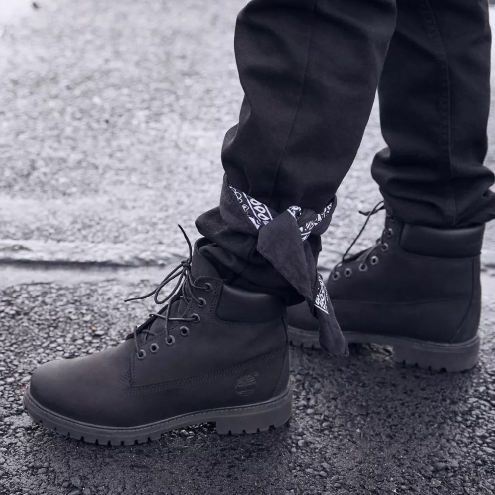 Men's TIMBERLAND 6" Waterproof Boots.  Practically NEW, Sz. 7M, Blk